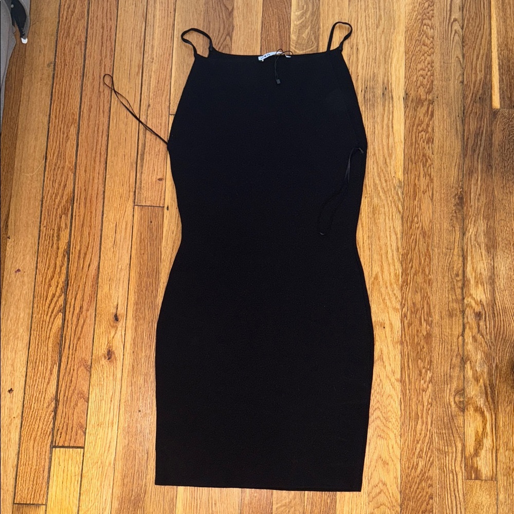 Zara black mini dress